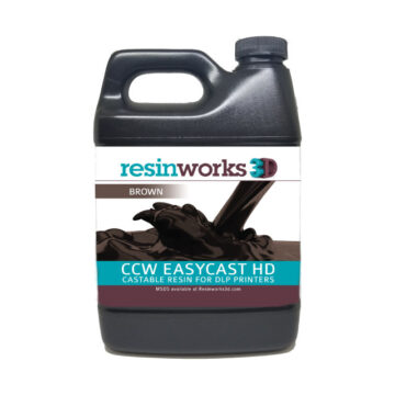 Resinworks EasyCast HD DLP Brown Castable Resin 1kg