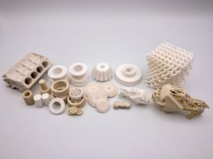 Photo of ceramic 3d printed parts